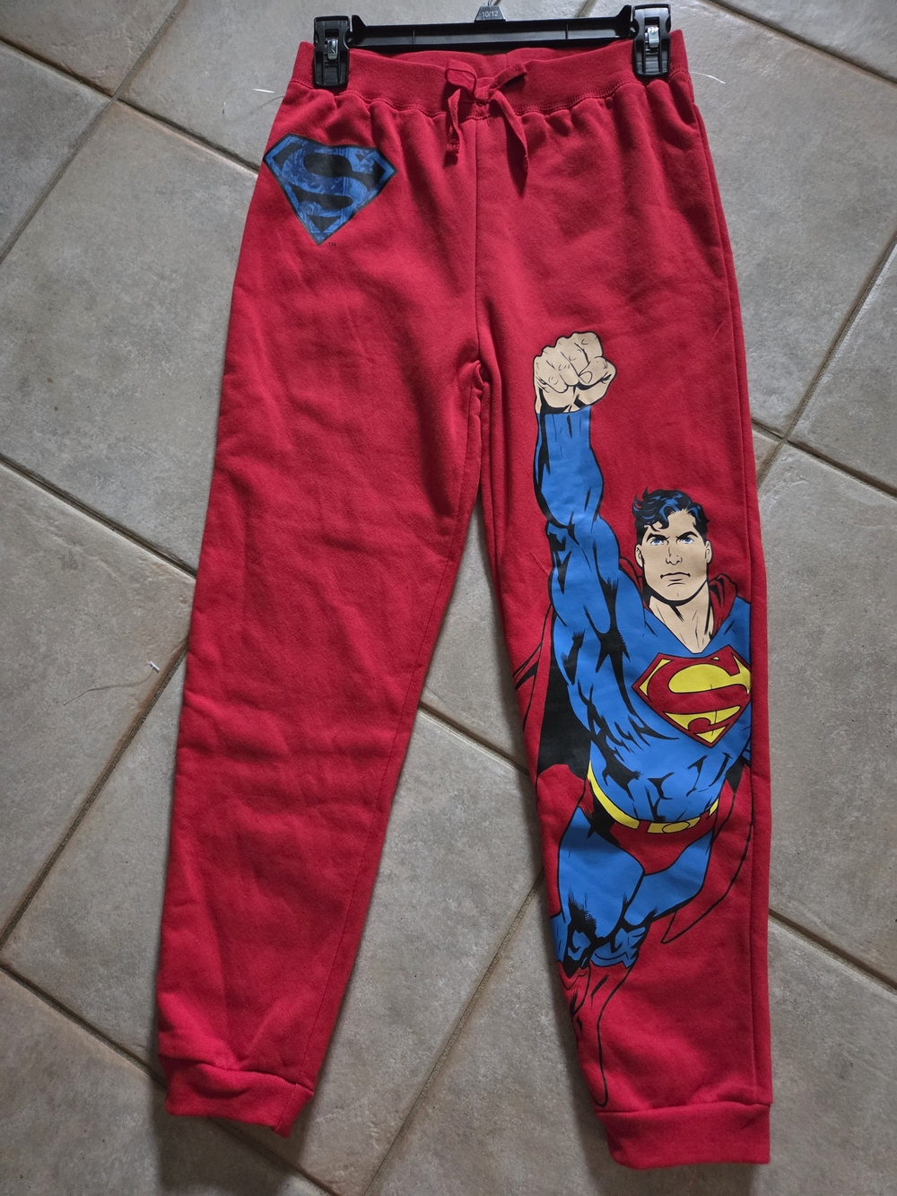 Superman Red Graphic Jogger Pants